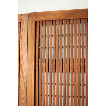 総欅 格子戸 4枚1組　L1095Y 