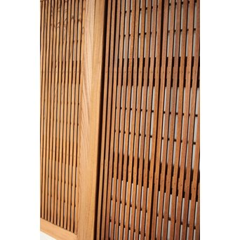 総欅 格子戸 4枚1組　L1095Y 