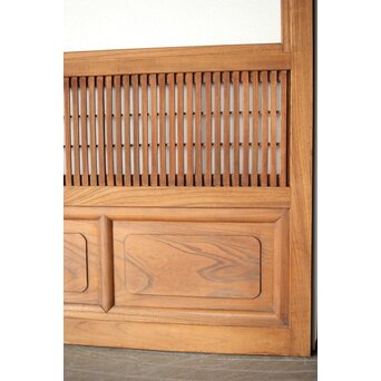 総欅 格子戸 4枚1組　L1095Y 