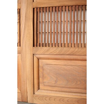 総欅 格子戸 4枚1組　L1095Y 