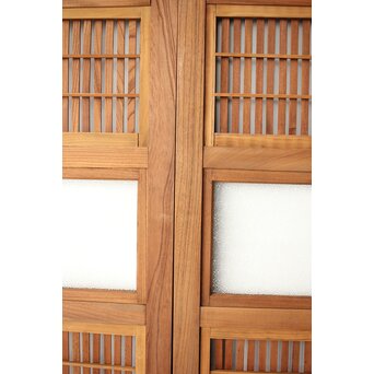 総欅 格子戸 4枚1組　L1095Y 