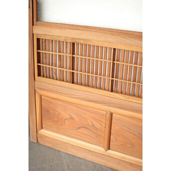 総欅 格子戸 4枚1組　L1095Y 