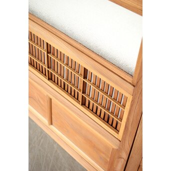 総欅 格子戸 4枚1組　L1095Y 