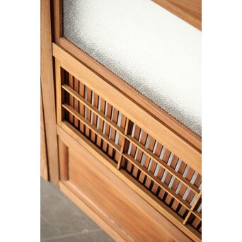 総欅 格子戸 4枚1組　L1095Y 