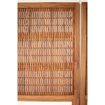 総欅 格子戸 4枚1組　L1095Y 