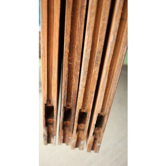 総欅 格子戸 4枚1組　L1095Y 