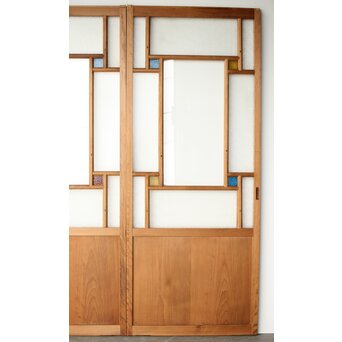 多種 色ガラス戸 2枚1組　GD0177Y 