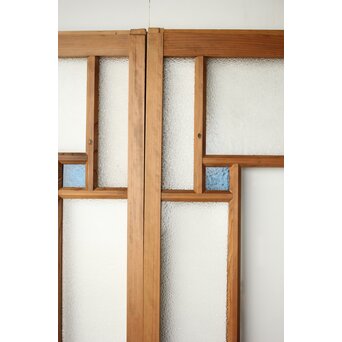 多種 色ガラス戸 2枚1組　GD0177Y 