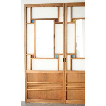 多種 色ガラス戸 2枚1組　GD0177Y 