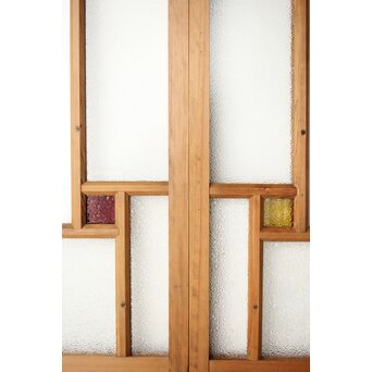 多種 色ガラス戸 2枚1組　GD0177Y 