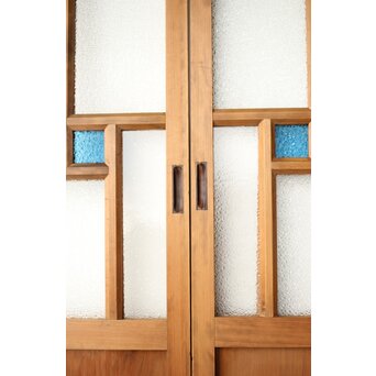 多種 色ガラス戸 2枚1組　GD0177Y 