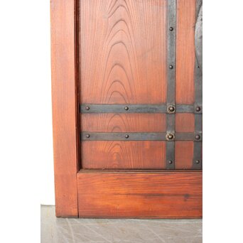 丸金具 天地板 総欅蔵戸　W105Y 