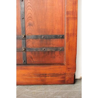 丸金具 天地板 総欅蔵戸　W105Y 