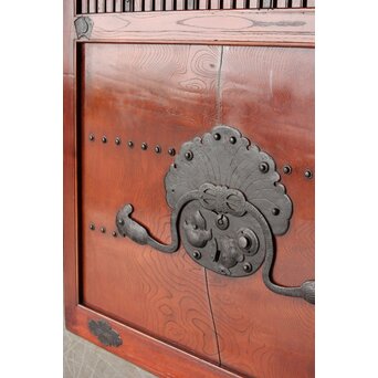 天地板 光沢仕上 総欅蔵戸　W106Y 光沢感