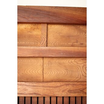 天地板 光沢仕上 総欅蔵戸　W106Y 木目の良さが分かります