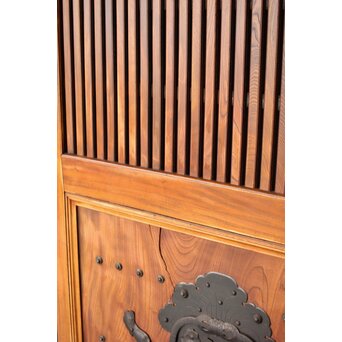 天地板 総欅巾着金具蔵戸　W107Y 