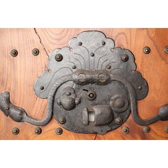 天地板 総欅巾着金具蔵戸　W107Y 