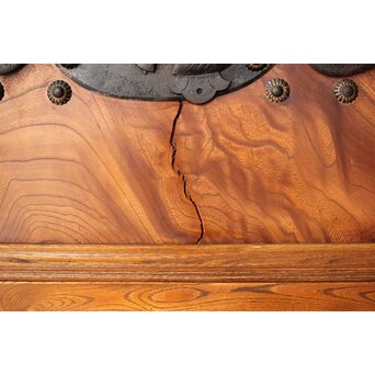 天地板 総欅巾着金具蔵戸　W107Y 