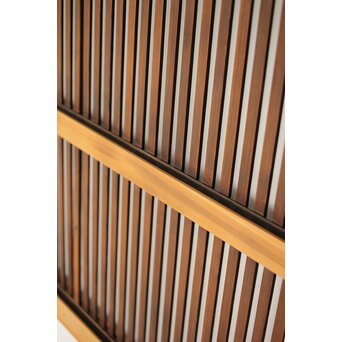 上木目欅板 格子戸 2枚1組　L1096 