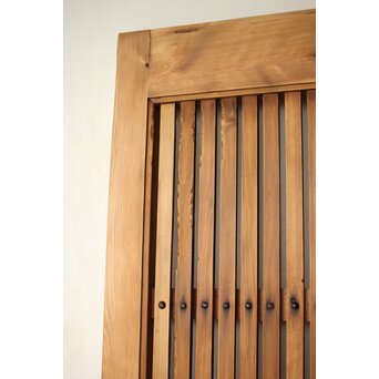 白木格子蔵戸　W108 