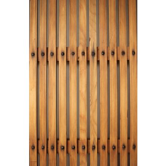 白木格子蔵戸　W108 程よい使用感です