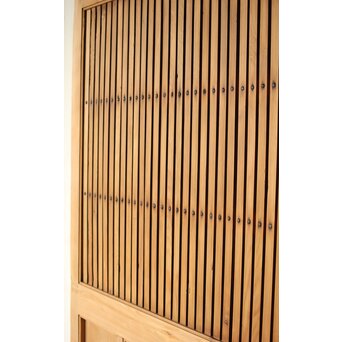 白木格子蔵戸　W108 