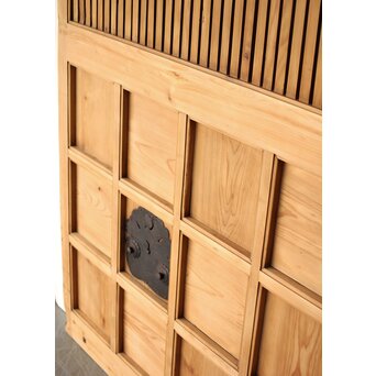 白木格子蔵戸　W108 