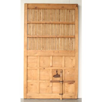 白木格子蔵戸　W108 ウラ