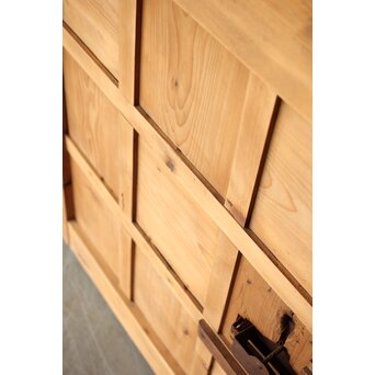 白木格子蔵戸　W108 