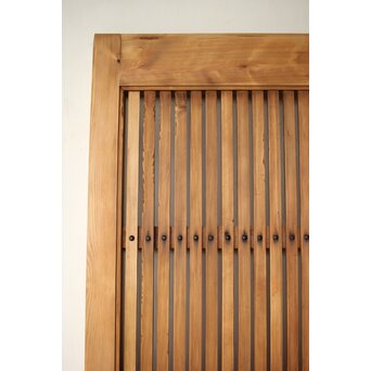 白木格子蔵戸　W108 