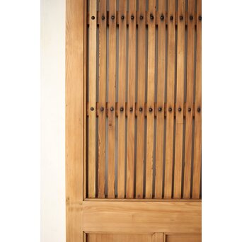 白木格子蔵戸　W108 