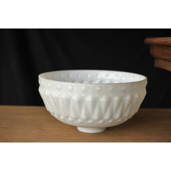 プレスガラス電笠/照明　A071 