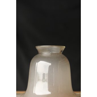 くもりガラスの小型ひらひら電笠　A072 