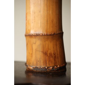 今日庵 裏千家十一代 玄々斎 精中宗室 花押 古竹花入　U331 