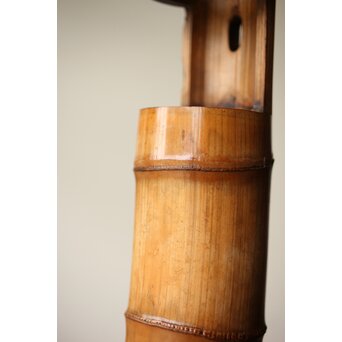 今日庵 裏千家十一代 玄々斎 精中宗室 花押 古竹花入　U331 