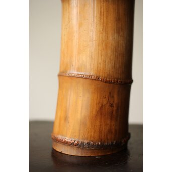 今日庵 裏千家十一代 玄々斎 精中宗室 花押 古竹花入　U331 