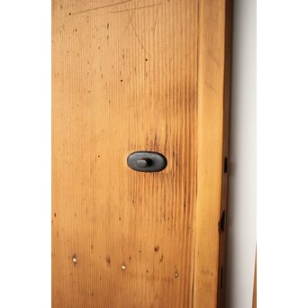 色ガラスの雪隠戸 2枚1組　GD0179 使用感アリ