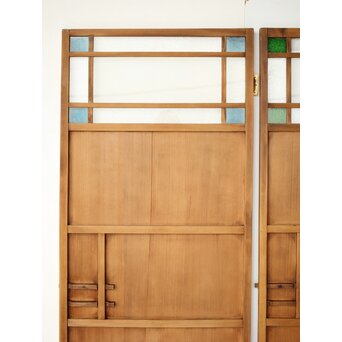 色ガラスの雪隠戸 2枚1組　GD0179 