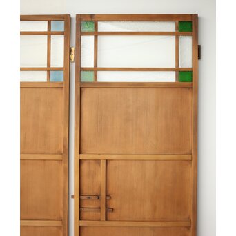 色ガラスの雪隠戸 2枚1組　GD0179 