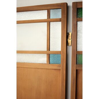 色ガラスの雪隠戸 2枚1組　GD0179 