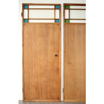 色ガラスの雪隠戸 2枚1組　GD0179 