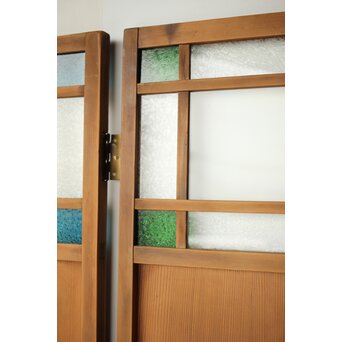 色ガラスの雪隠戸 2枚1組　GD0179 