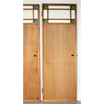 色ガラスの雪隠戸 2枚1組　GD0179 