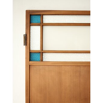 色ガラスの雪隠戸 2枚1組　GD0179 