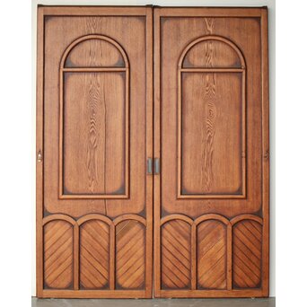 楢の建具 2枚1組　B1036 B面　両面仕様です