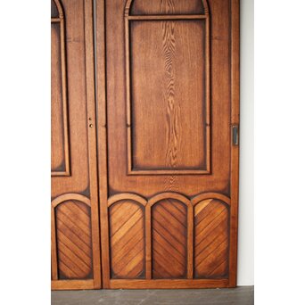 楢の建具 2枚1組　B1036 