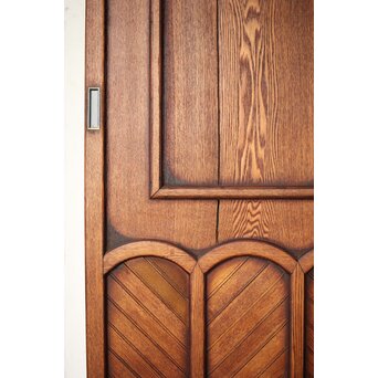 楢の建具 2枚1組　B1036 残念ながら1枚は割れあり