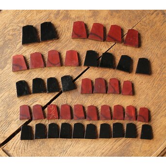 堆漆将棋駒 余歩2　Q333