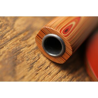 堆漆 根付 緒締め 煙管口　Q334 