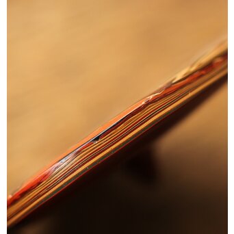 堆漆 根付 緒締め 煙管口　Q334 